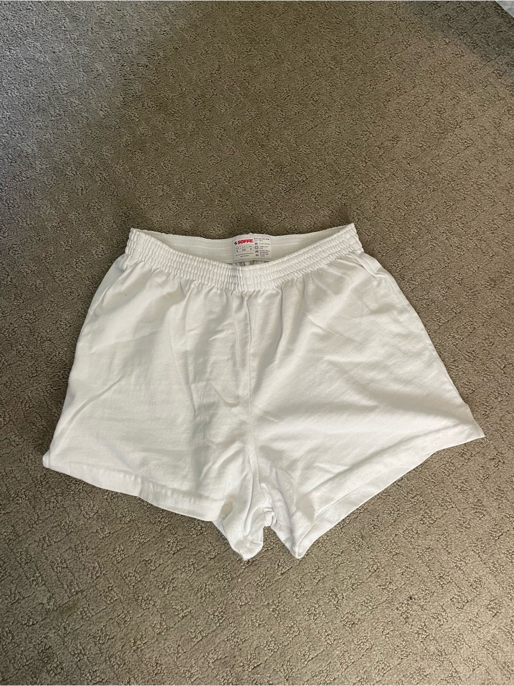 Women’s small white soffe shorts